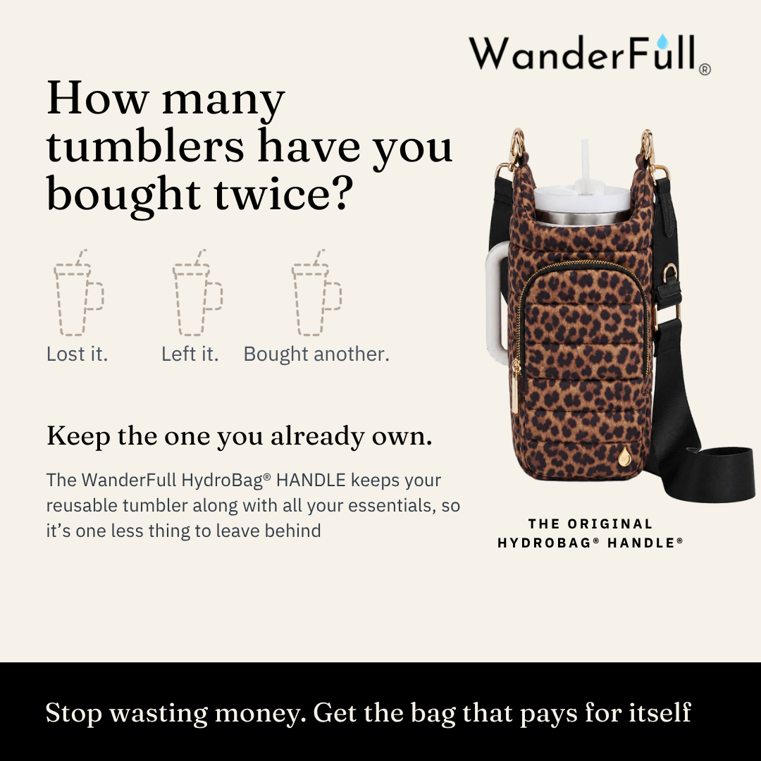 HydroBag® HANDLE® - Leopard Print
