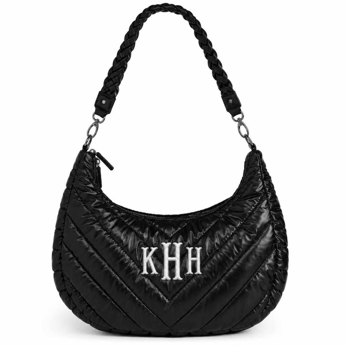Black Pearl Half Moon HydroHobo® Bag – Bottle Included