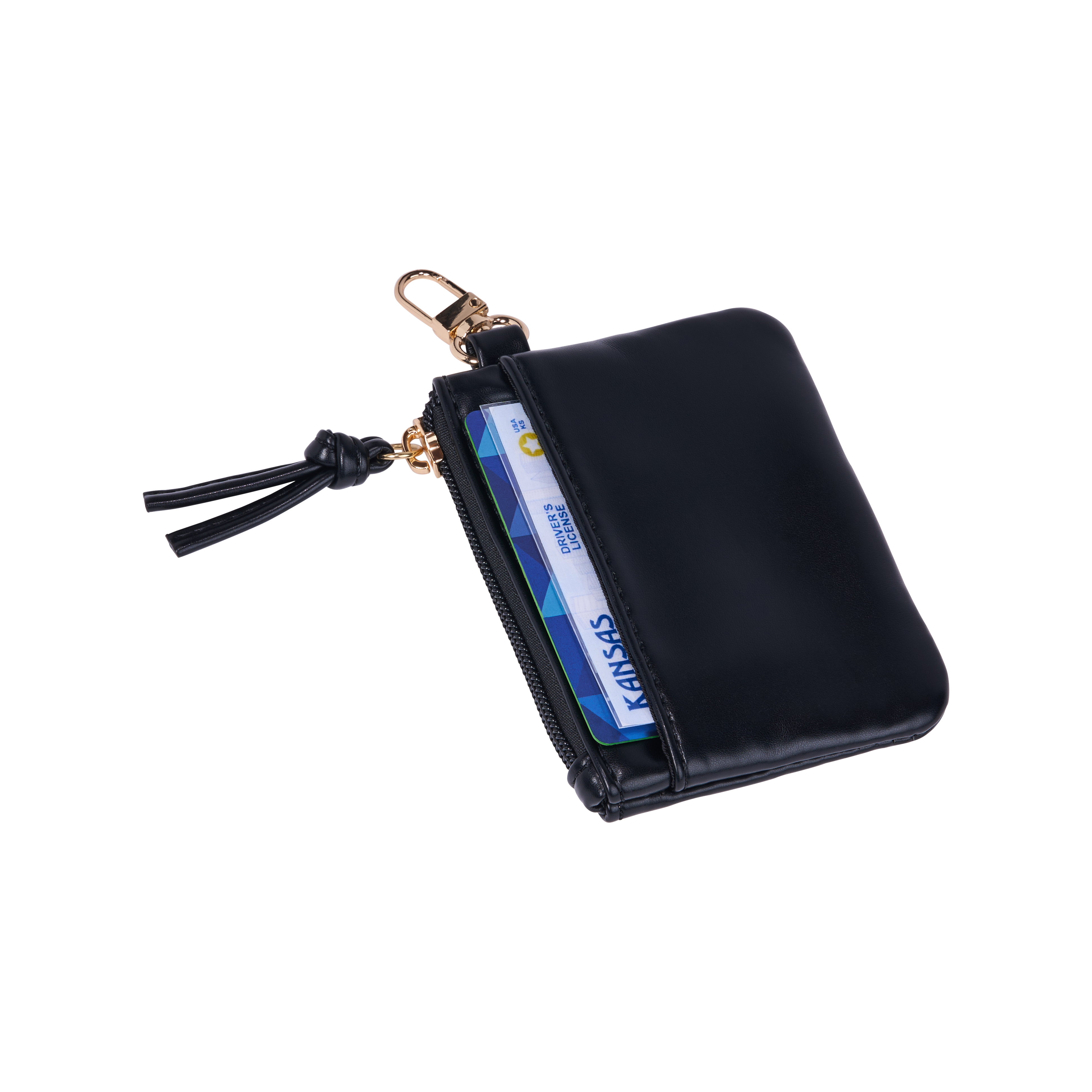 Clear HydroBag® Stadium with Black Trim and Matching Pouch