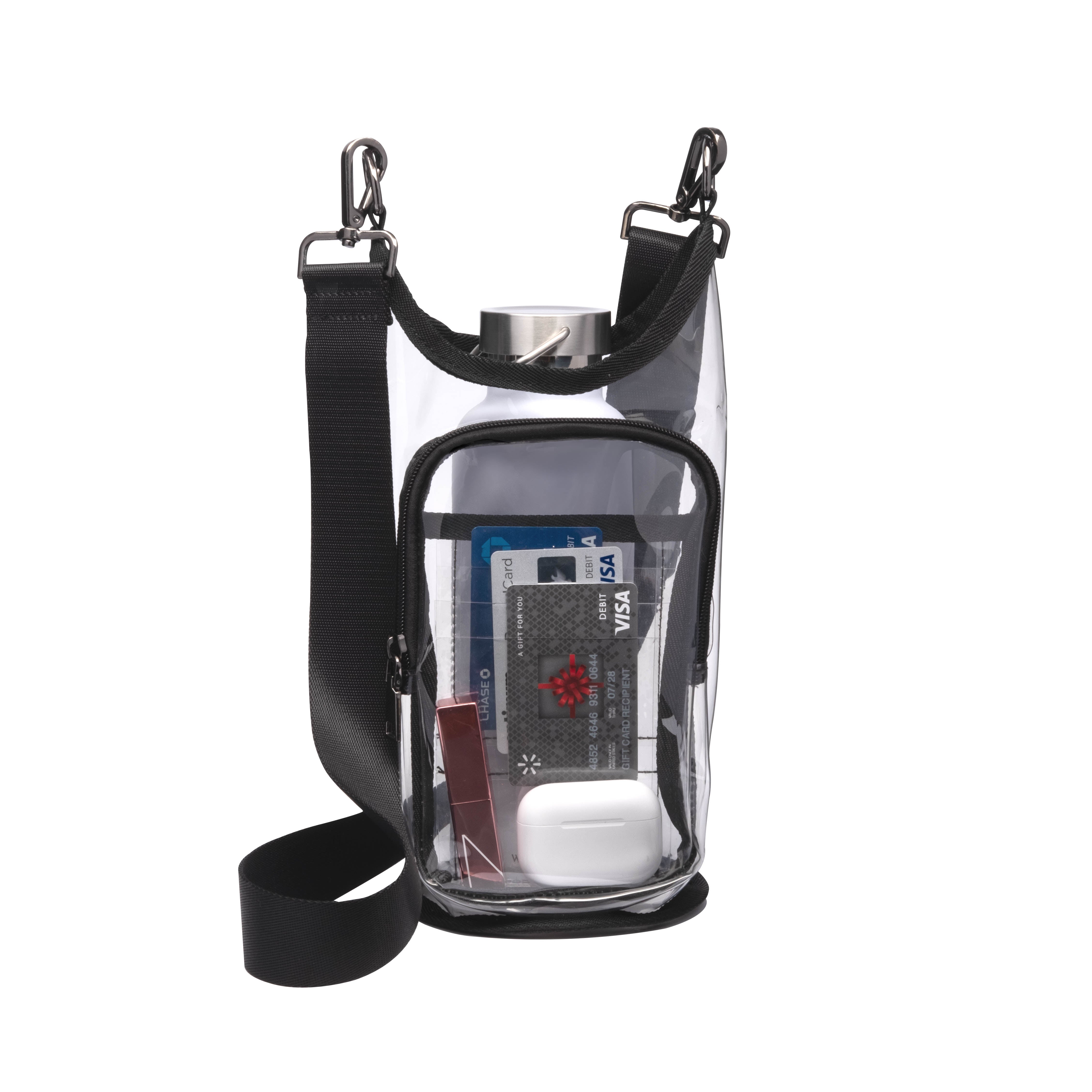 Clear Stadium HydroBag with Black Trim
