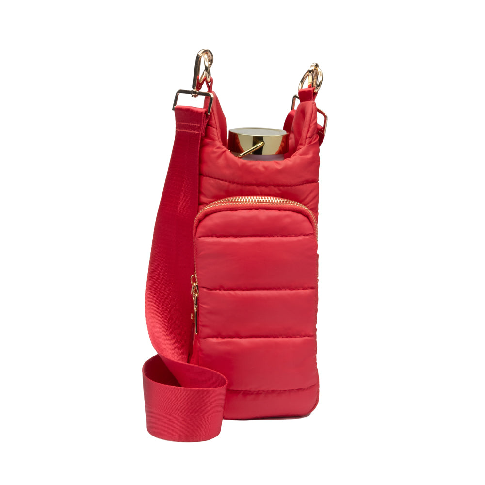 No Logo-Poppy Red Hydrobag with Solid Strap
