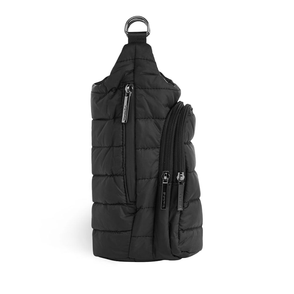 HydroBag® HANDLE™- Black Matte with Vegan Leather Trimmed Strap