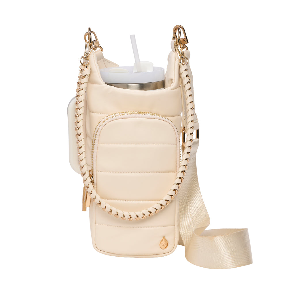 HydroBag® HANDLE™- Ivory Vegan Leather with Strap Bundle
