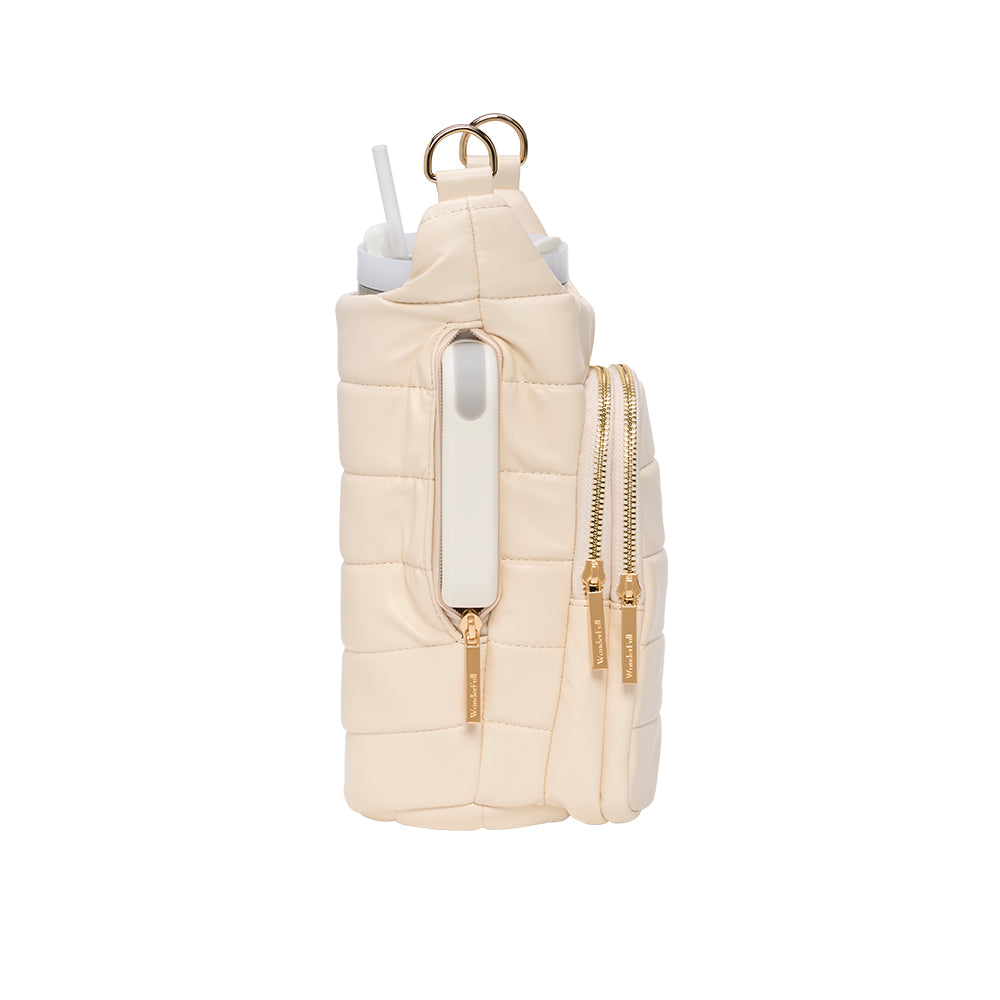 HydroBag® HANDLE™- Ivory Vegan Leather with Strap Bundle