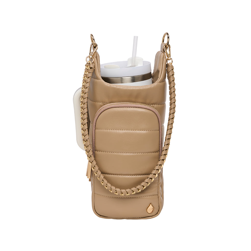 HydroBag® HANDLE™- Taupe Vegan Leather with Strap Bundle