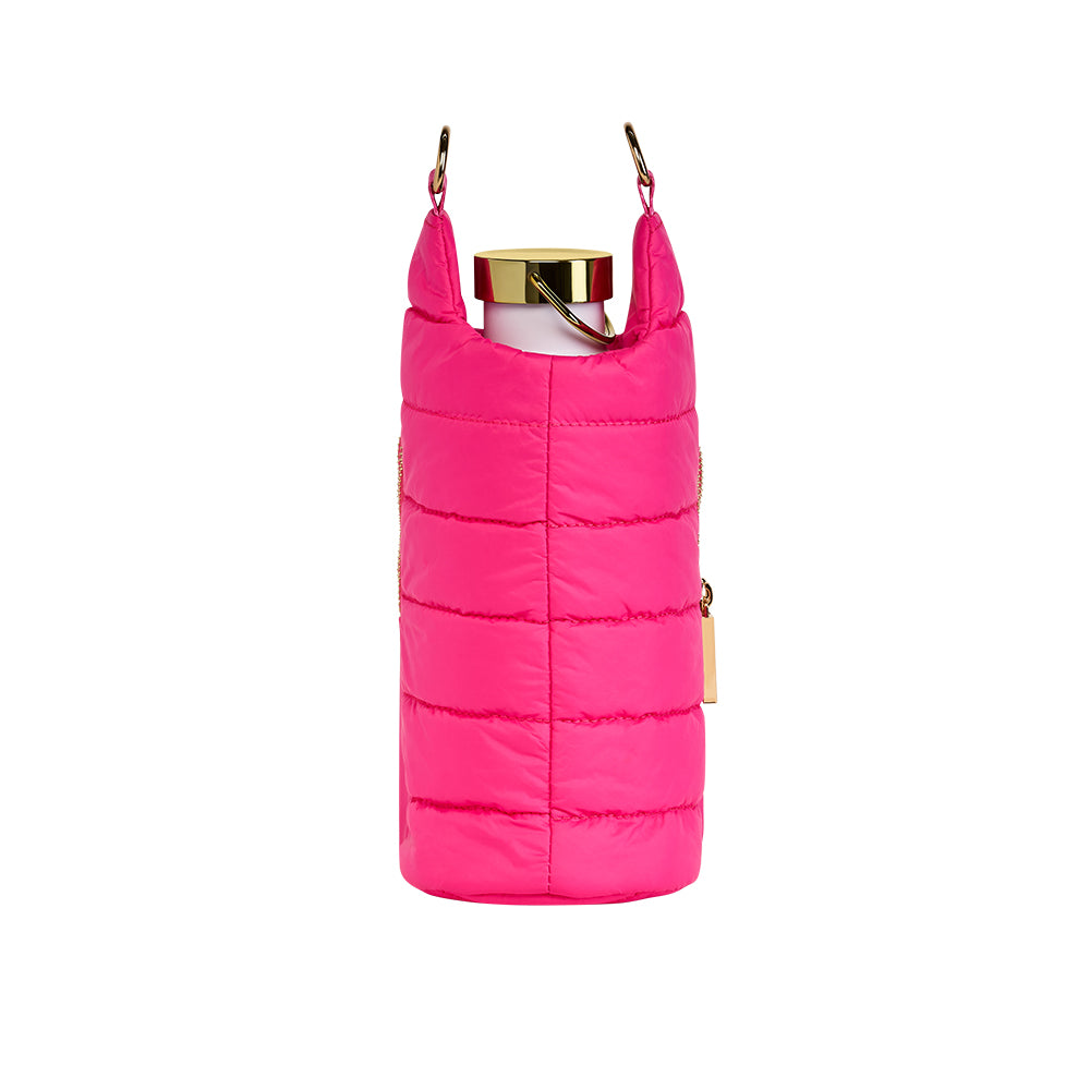 Bright Pink HydroBag® with Pink and Cream Patterned Strap
