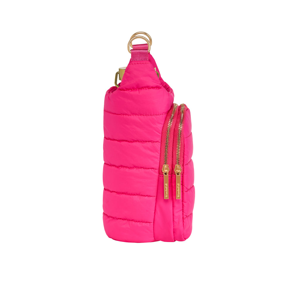 Bright Pink HydroBag® with Pink and Cream Patterned Strap