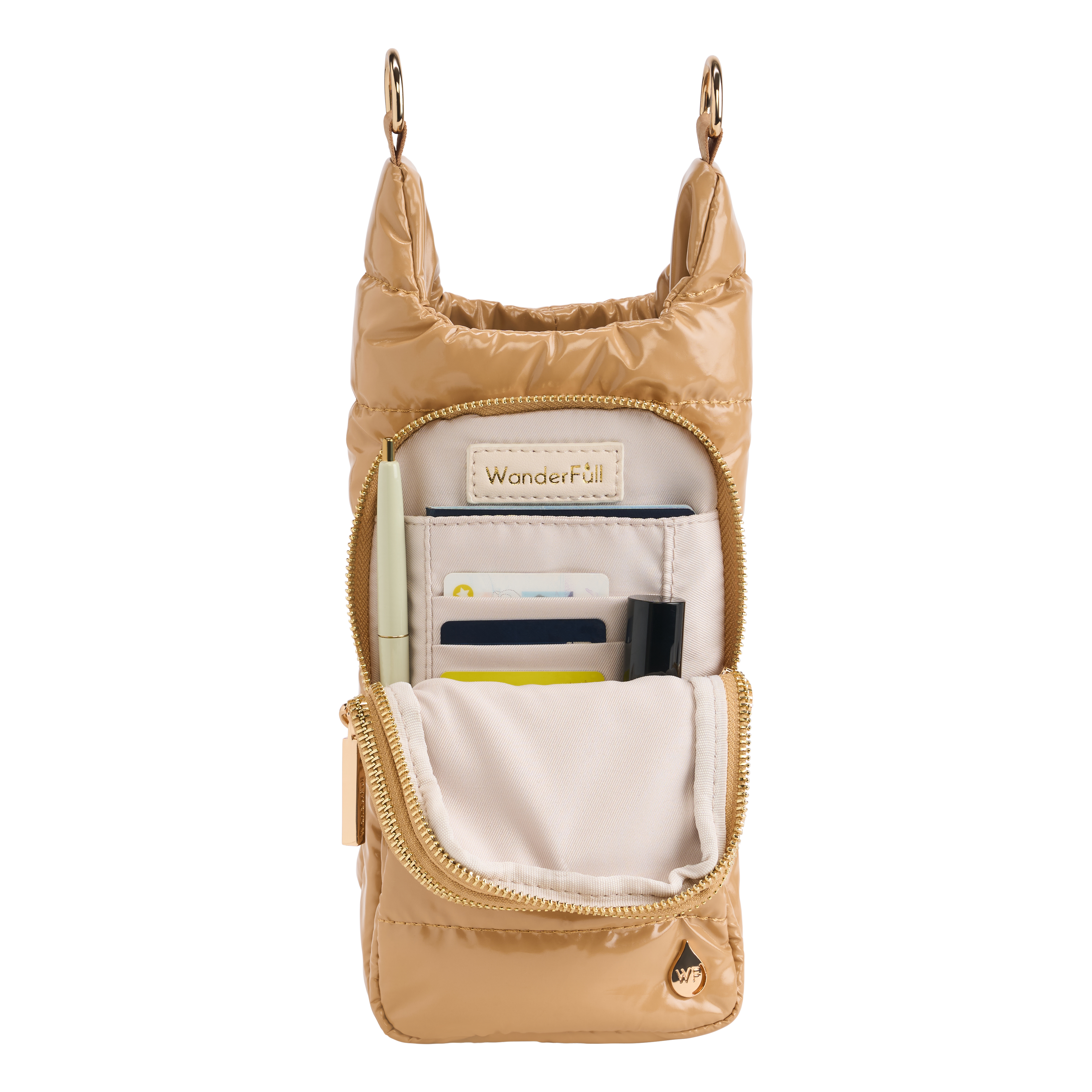 Camel Lacquer HydroBag® with Camel Patterned Strap