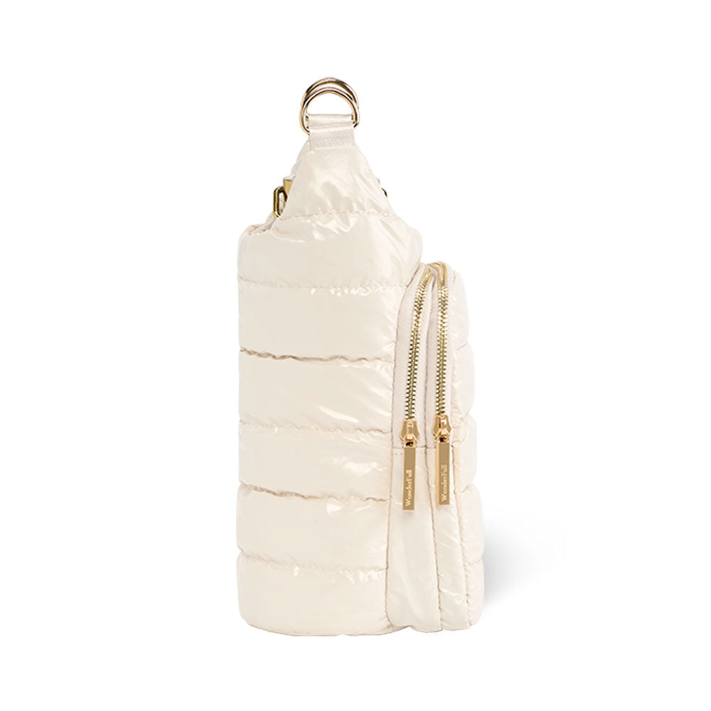 Ivory Lacquer HydroBag® with Light Patterned Strap