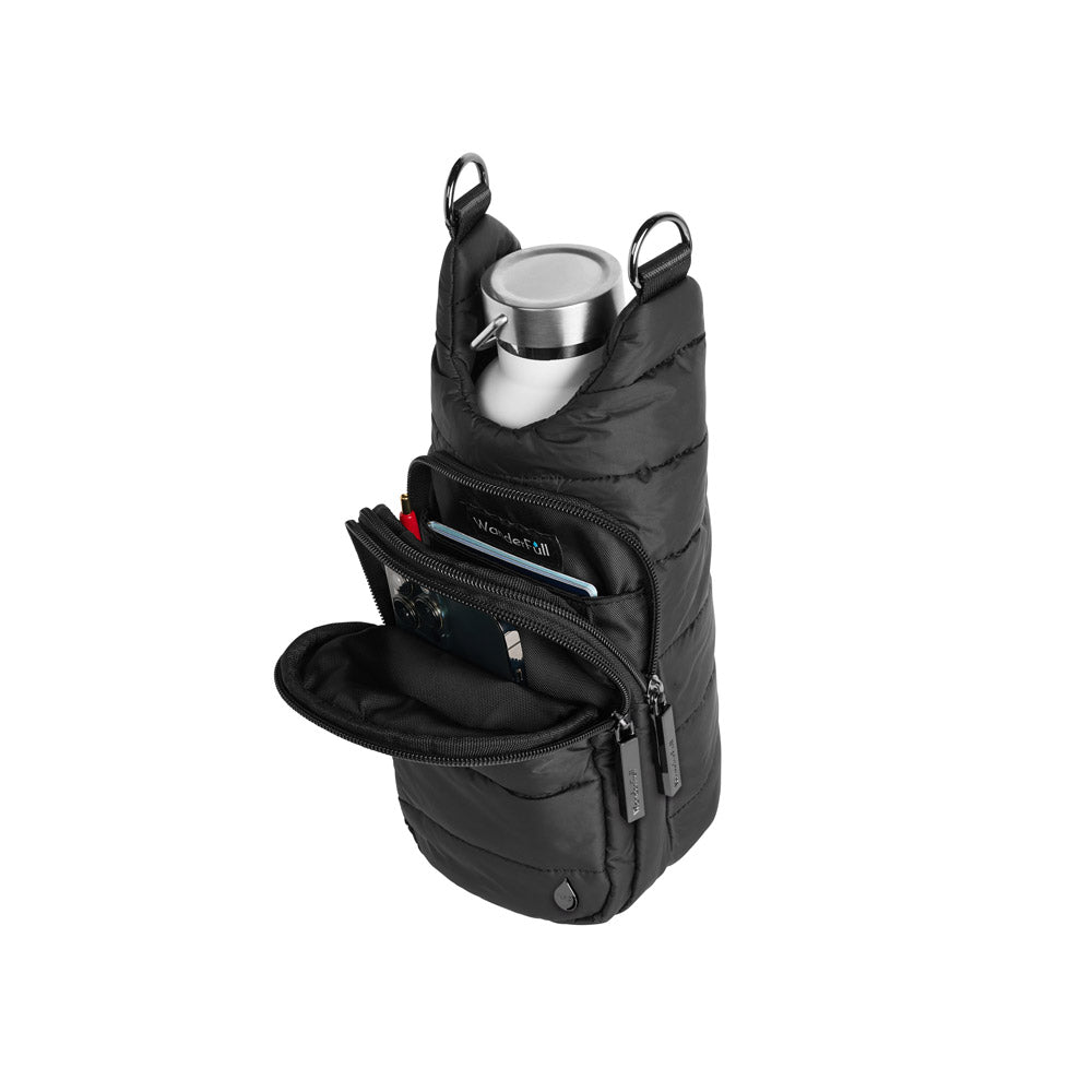 Black Matte HydroBag® with Red/Black Strap