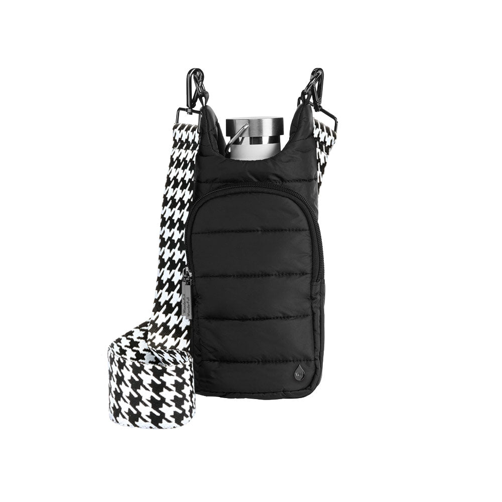Black Matte HydroBag® Houndstooth Strap