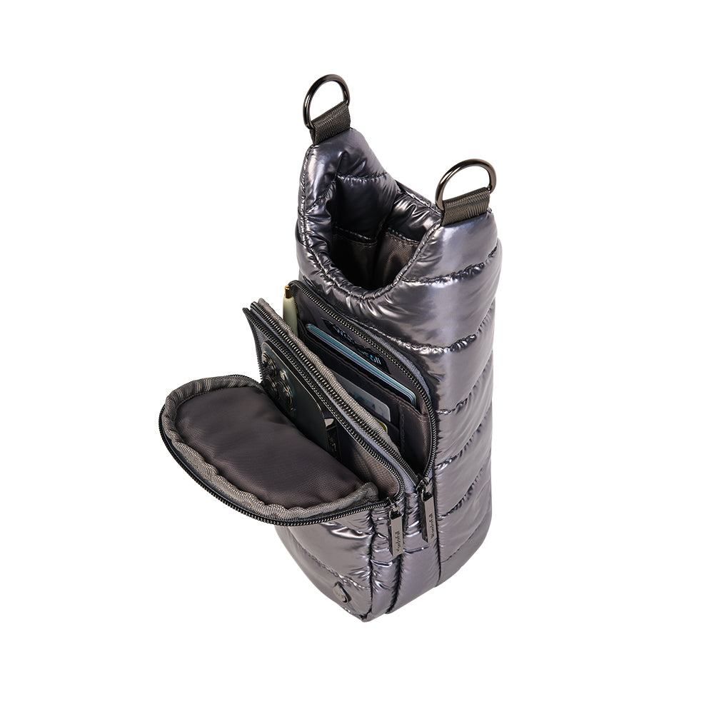 Pewter Glossy HydroBag® with Camo Strap