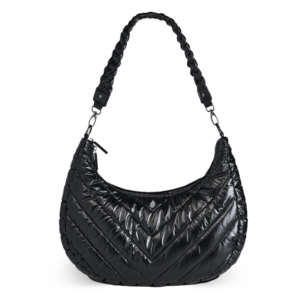 Black Pearl Half Moon HydroHobo® Bag- bottle included