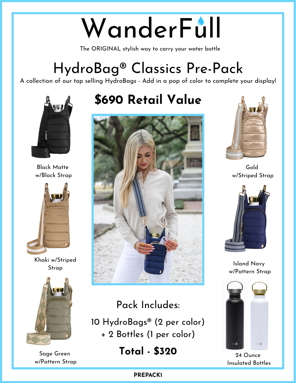 Prepack 1 Bundle- Signature HydroBag
