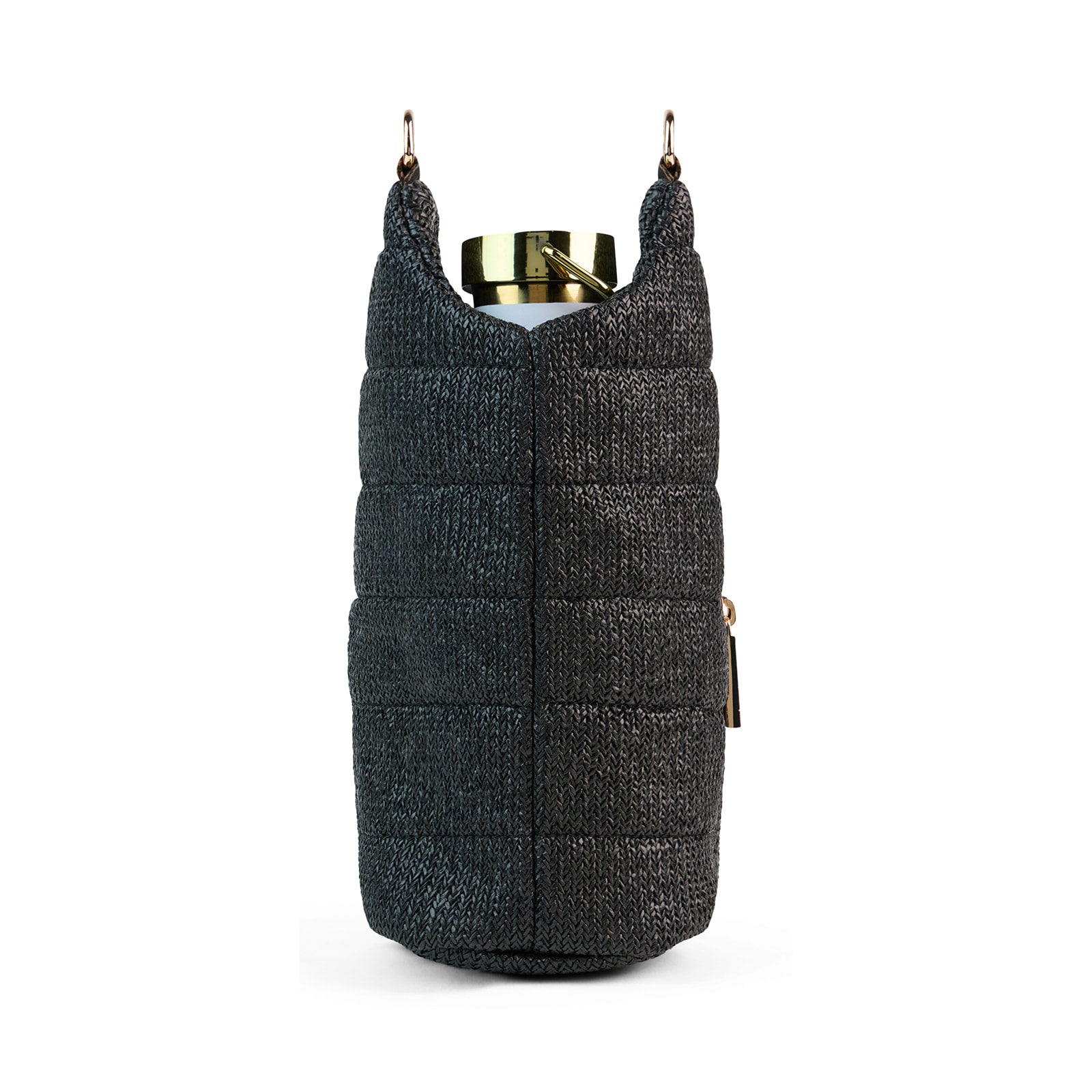 Black Faux Raffia HydroBag®