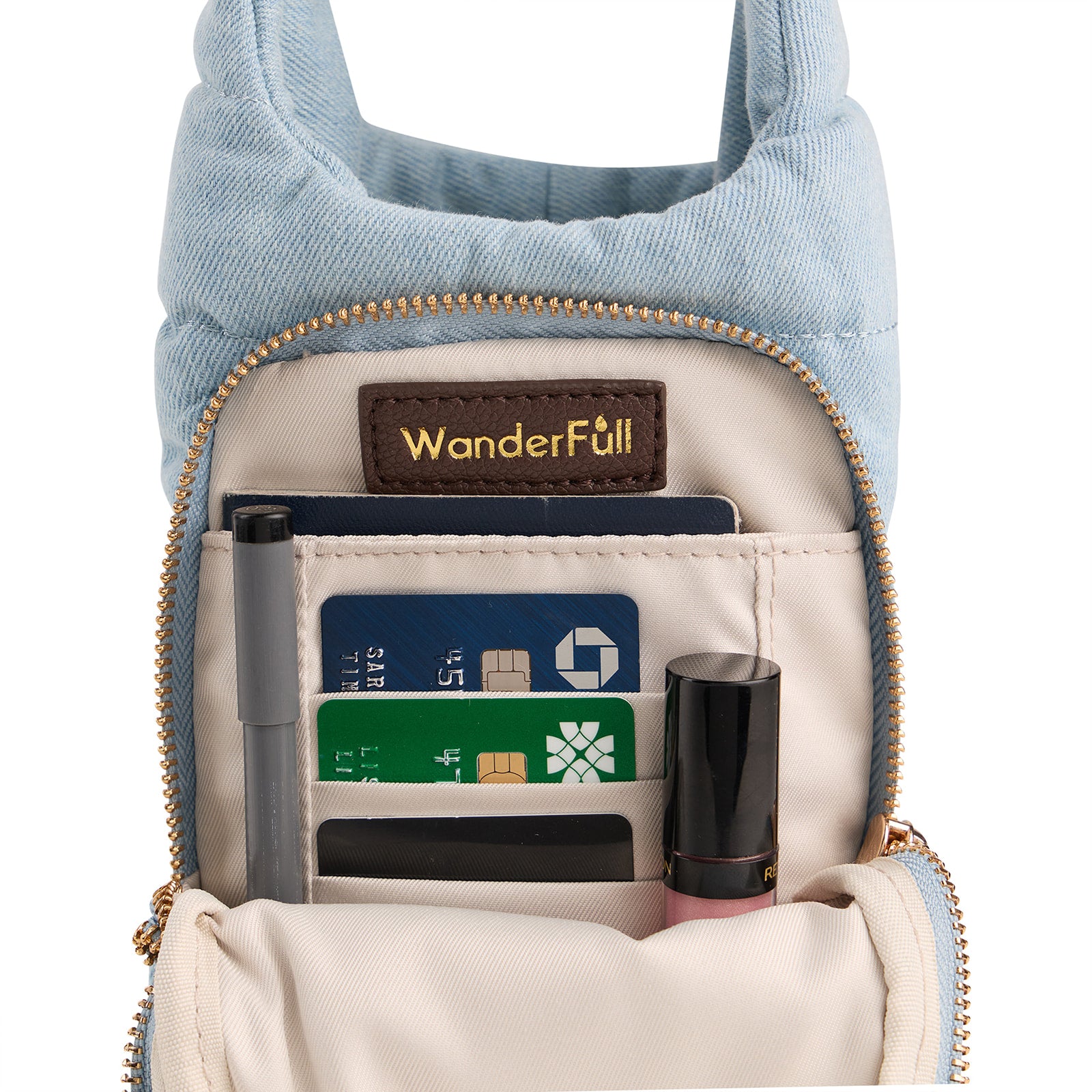 Light Denim HydroBag® with Flag Embroidery