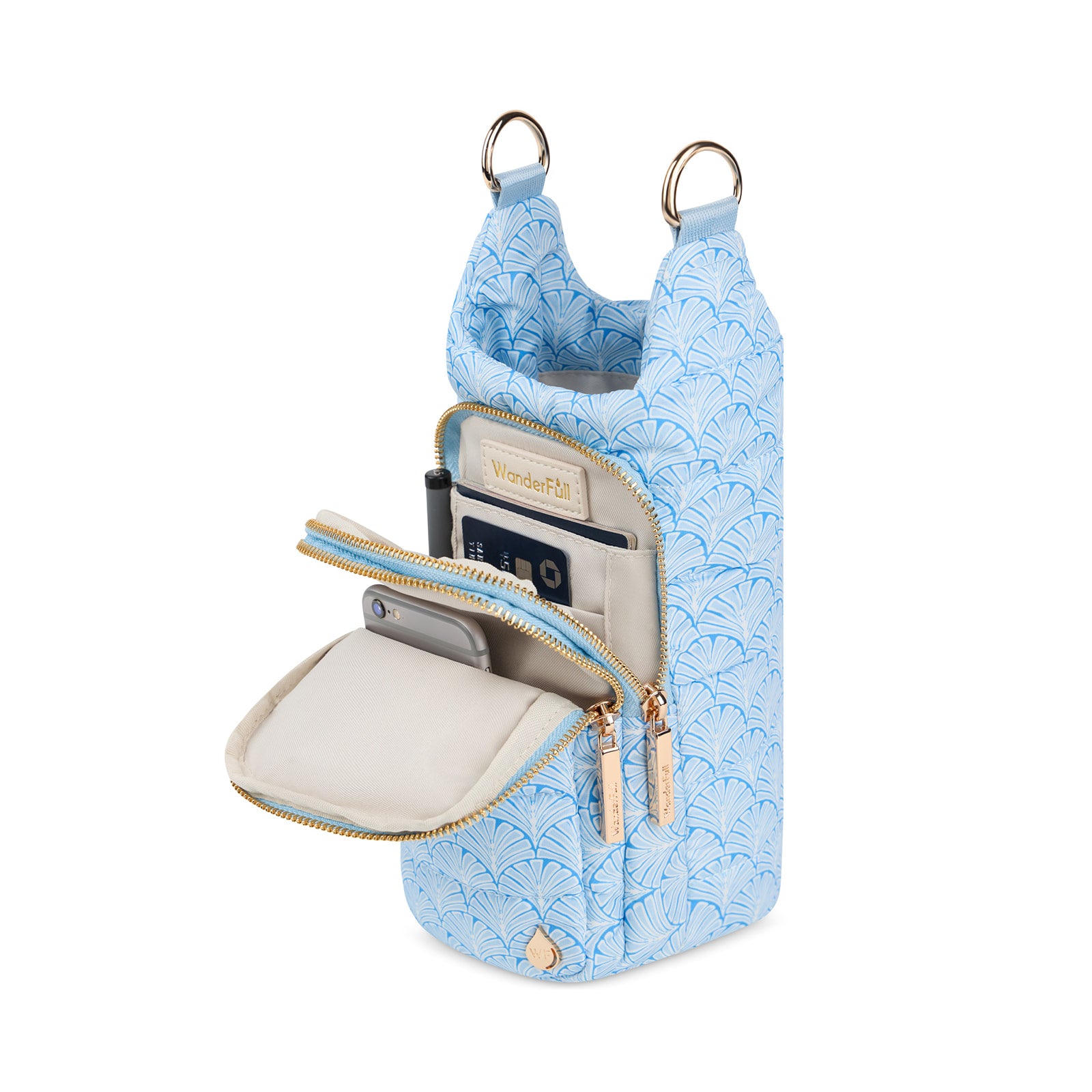 Blue Scallop Print HydroBag®