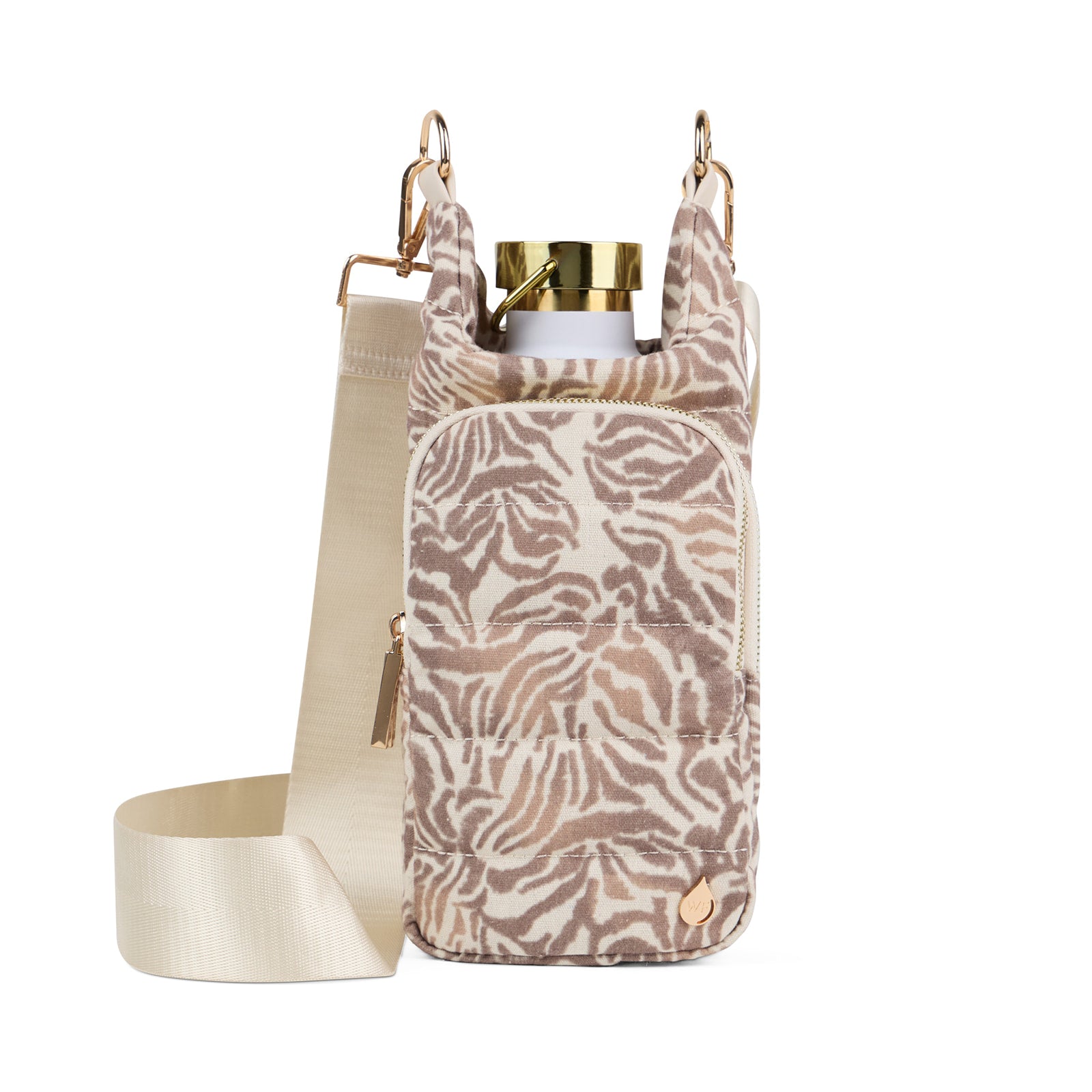 Natural Zebra Print Linen HydroBag®