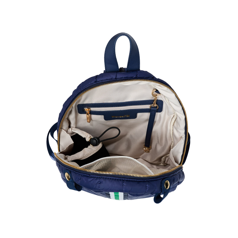 Pickleball HydroSling Bag with Removable Racquet Cover- Navy Matte with Stripe