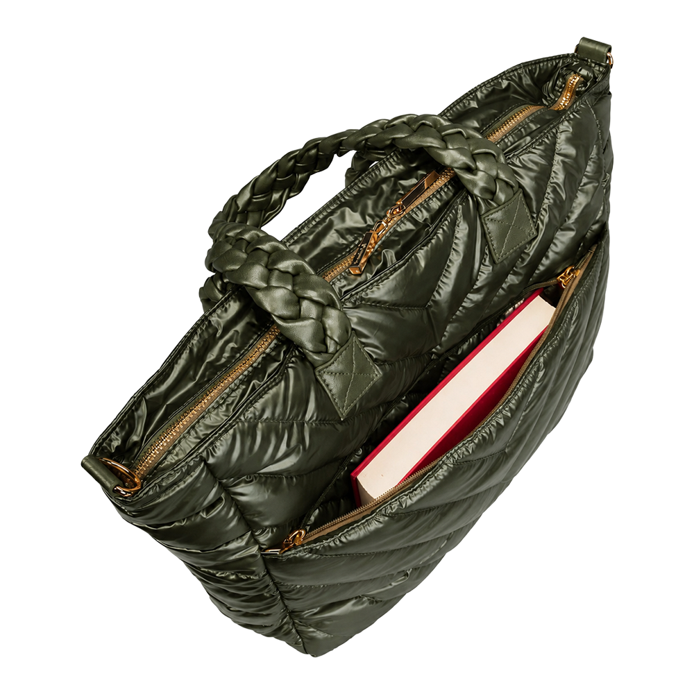 Army Green Quilted HydroTote® All-in-One Everyday Travel & Gym Tote