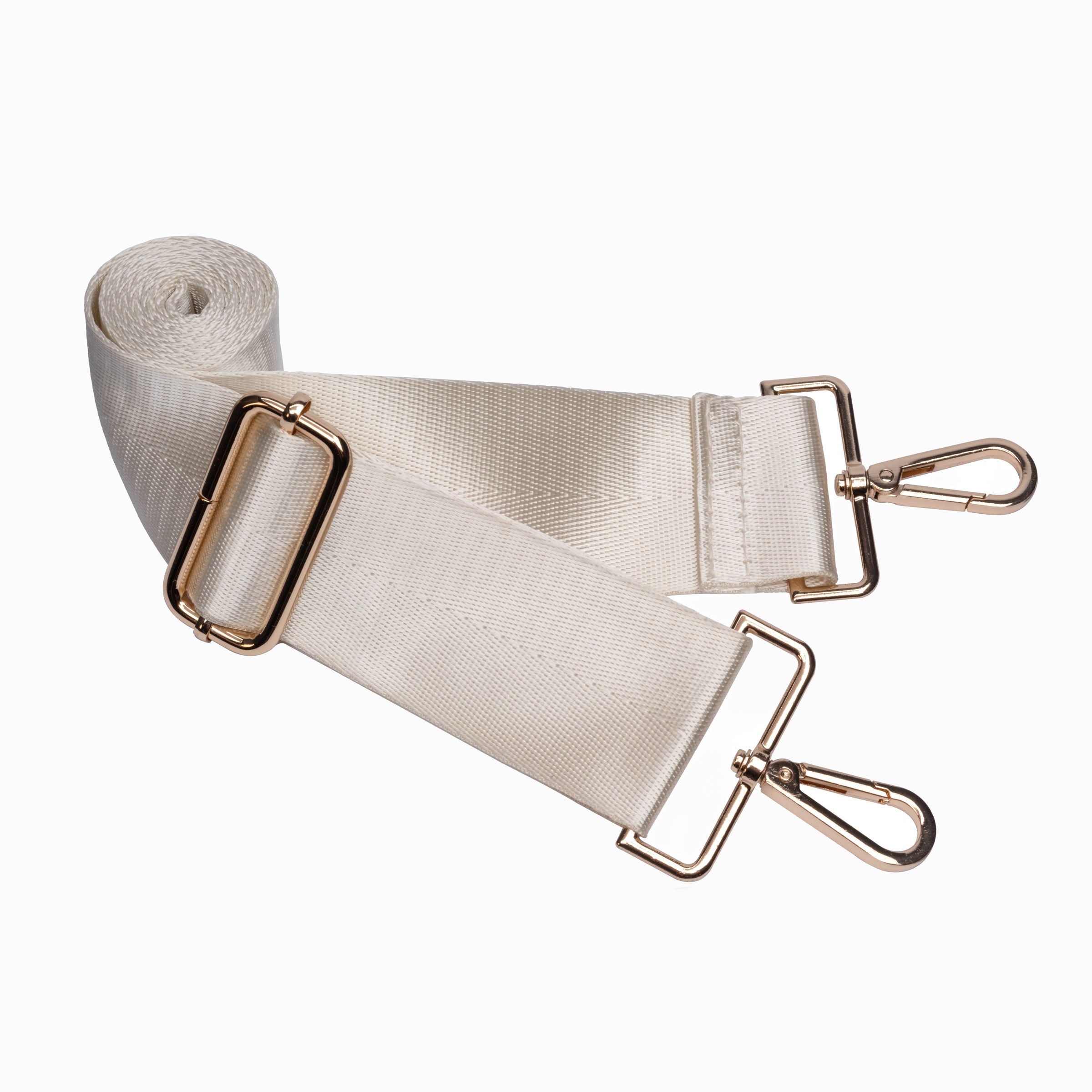 No Logo - Ivory Glossy HydroBag™ with Solid Matching Strap
