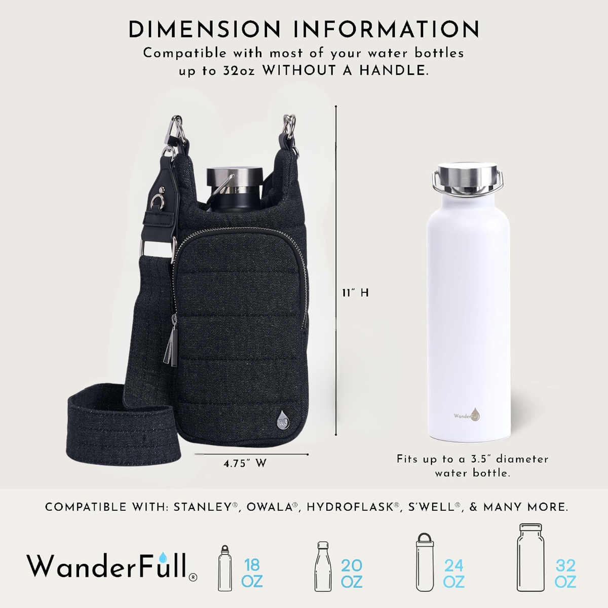 Black Denim HydroBag®