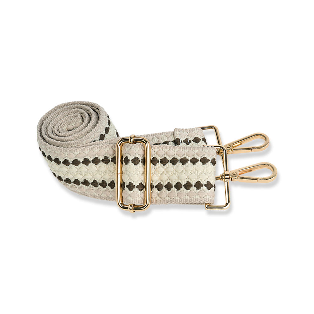 Ivory Lacquer HydroBag® with Light Patterned Strap