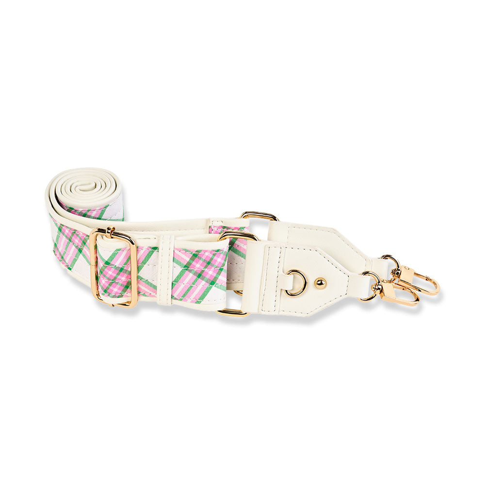 Pink & Green Plaid Strap- 54 inch