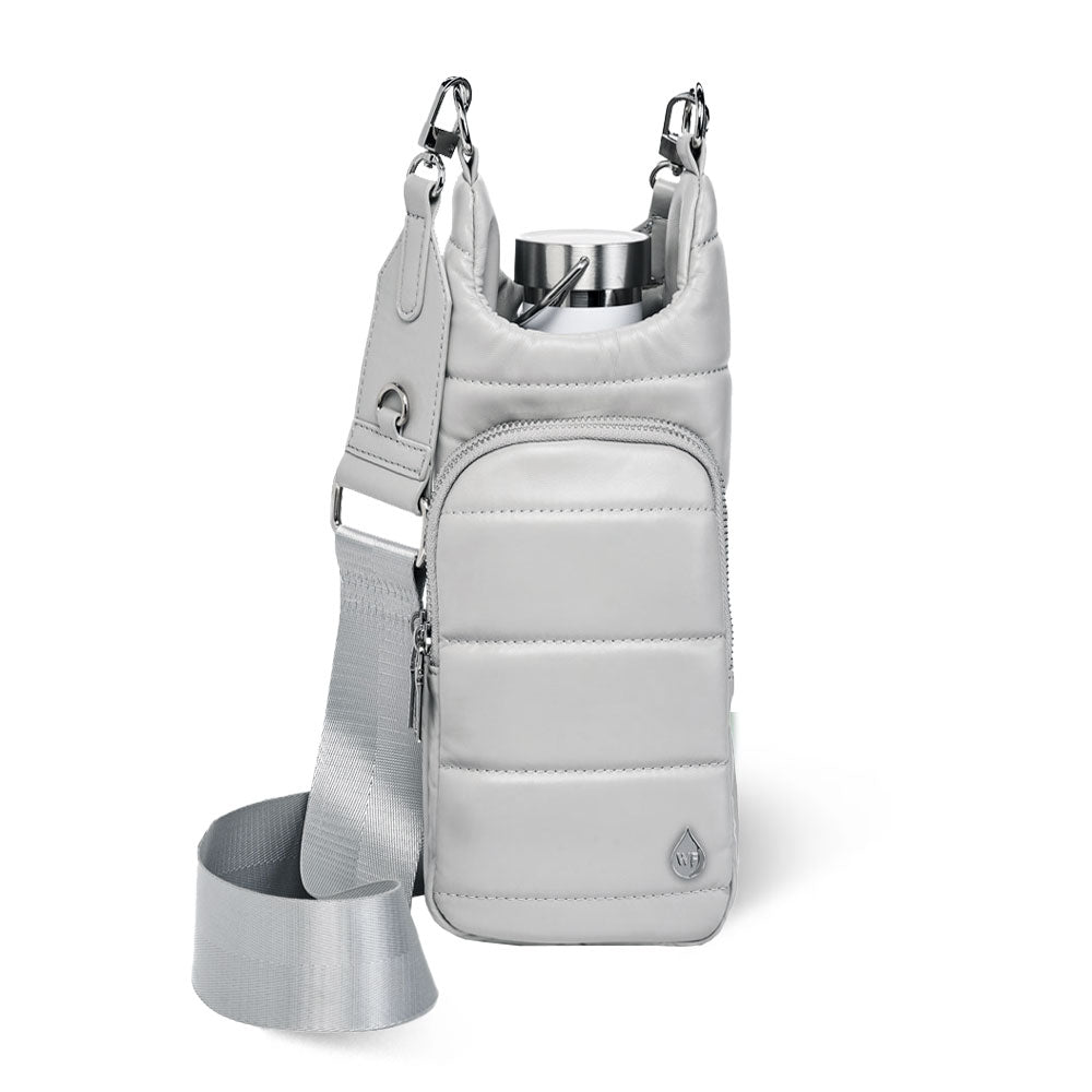 Soft Gray Vegan Leather Hydrobag® with Strap Bundle