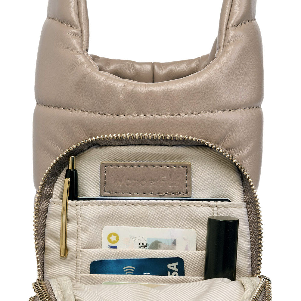 Taupe Vegan Leather Hydrobag® with Strap Bundle
