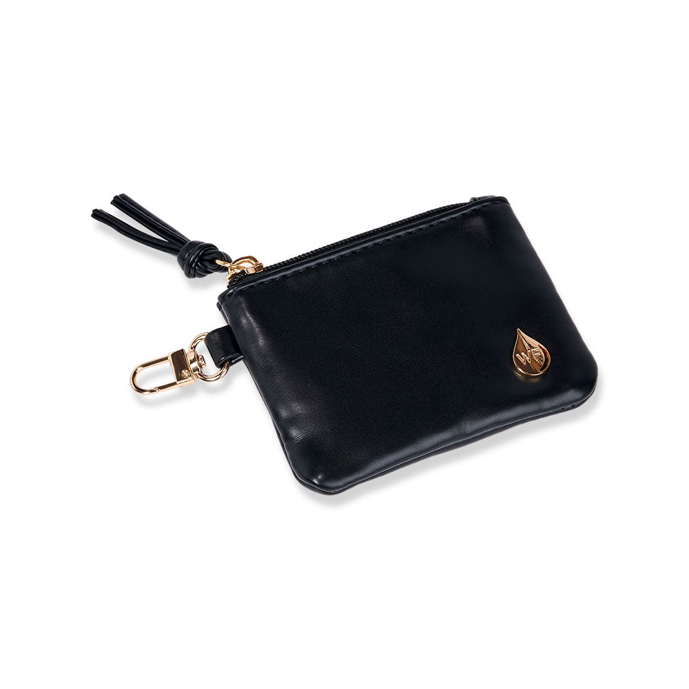 Clear HydroBag® Stadium with Black Trim and Matching Pouch