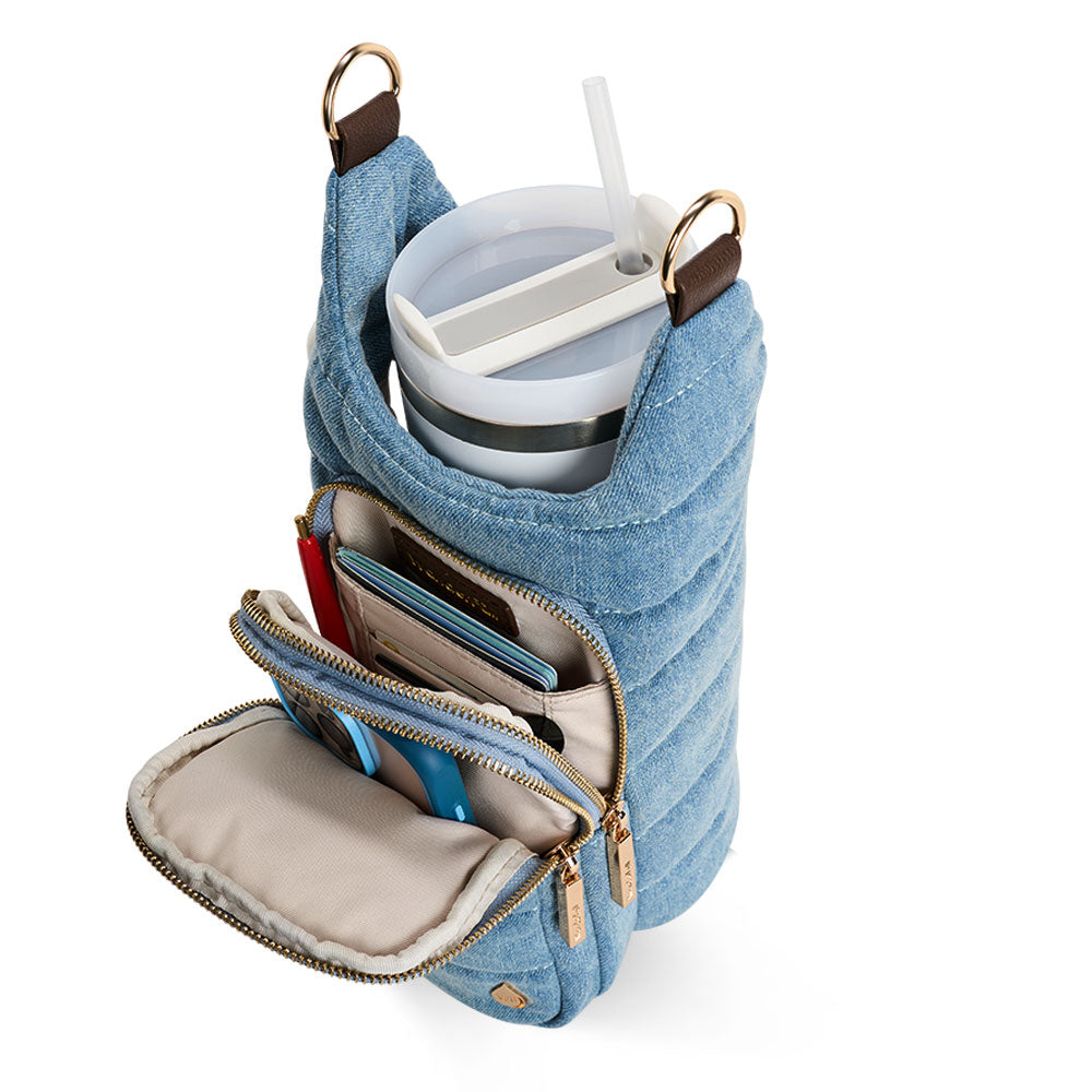 HydroBag® HANDLE™- Light Denim with Gold Hardware