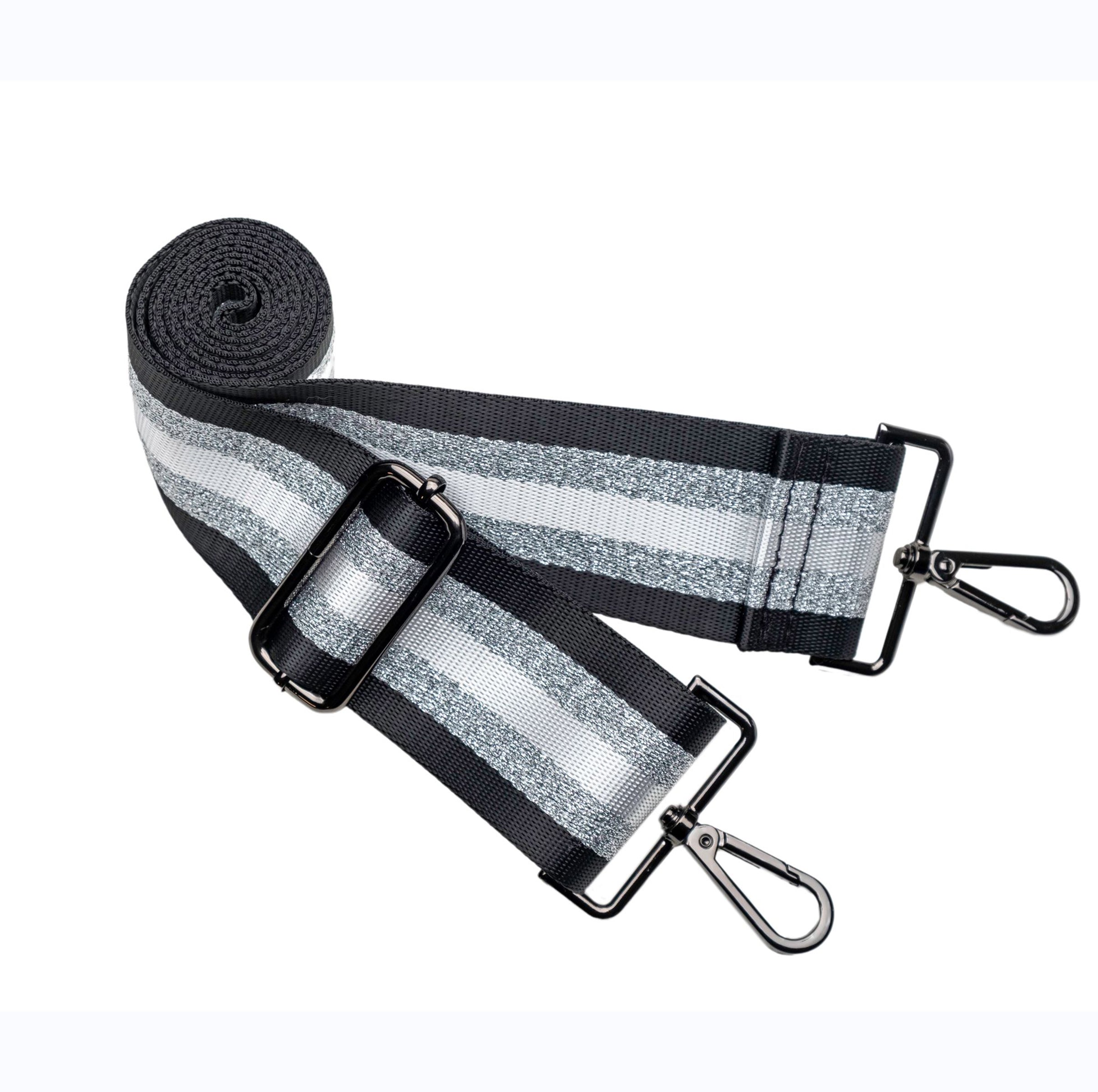 Silver/White Strap with Gunmetal Hardware