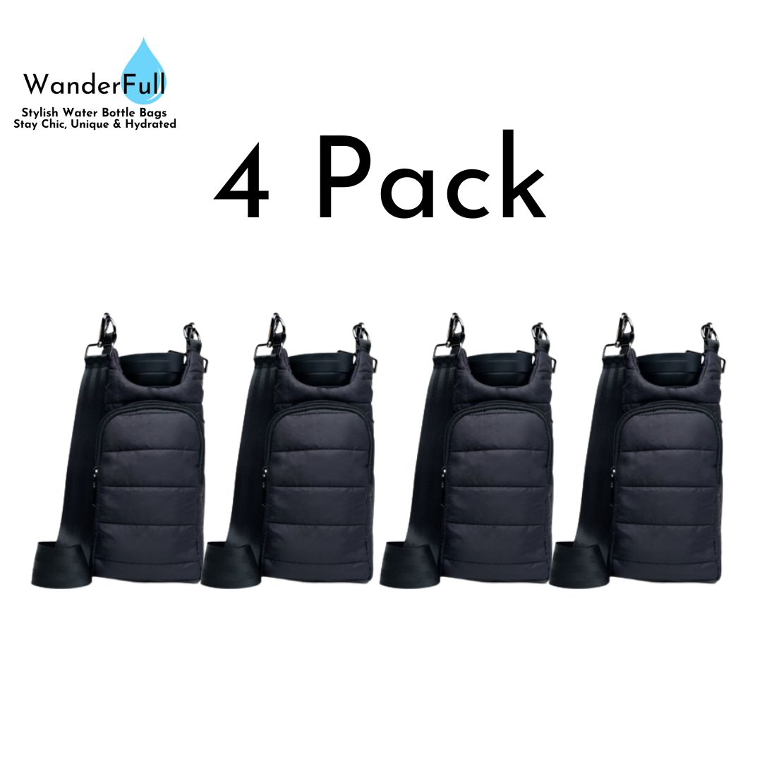 Wholesale Packs - Black Matte HydroBag with Black Strap