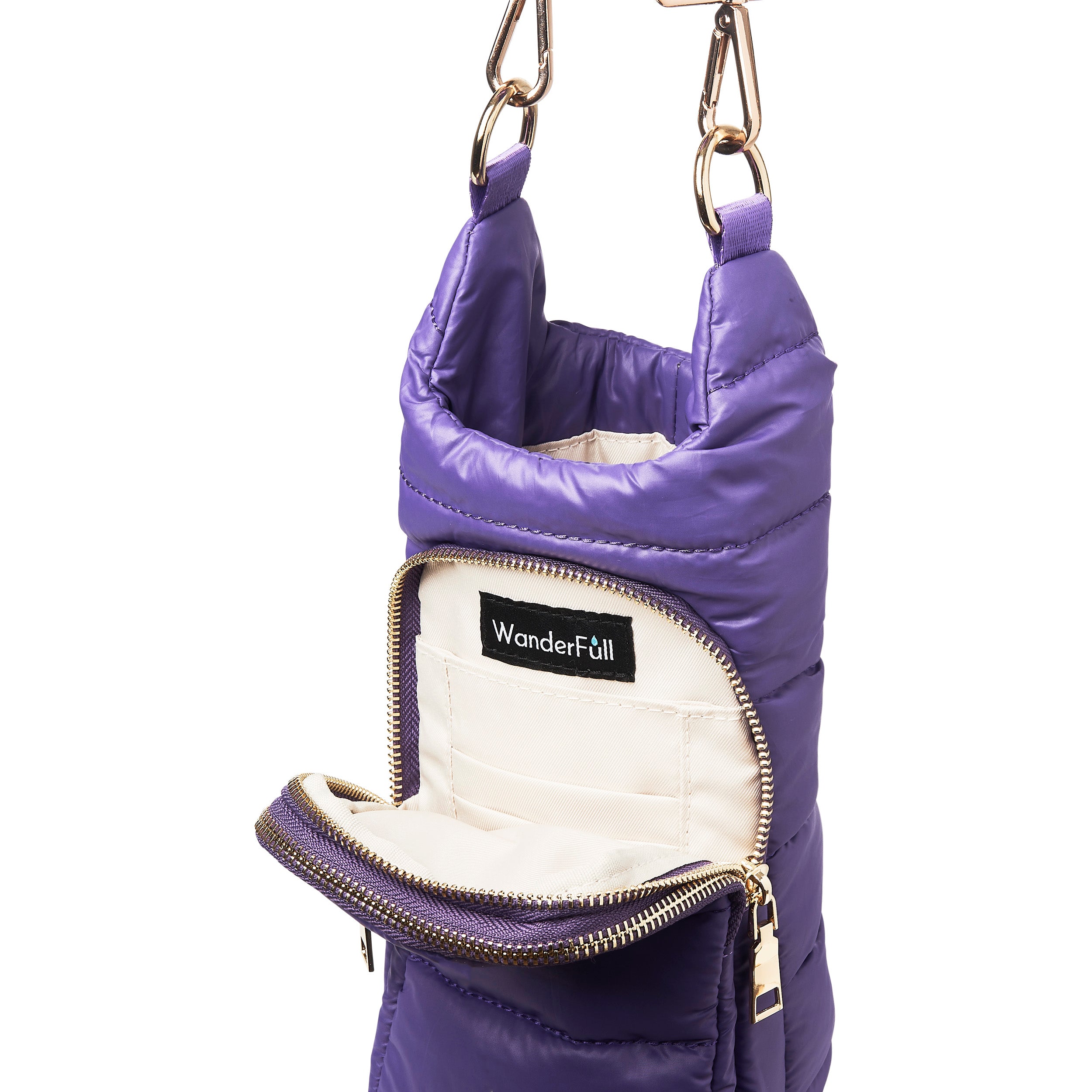 Deep Violet Matte HydroBag with Matching Solid Strap