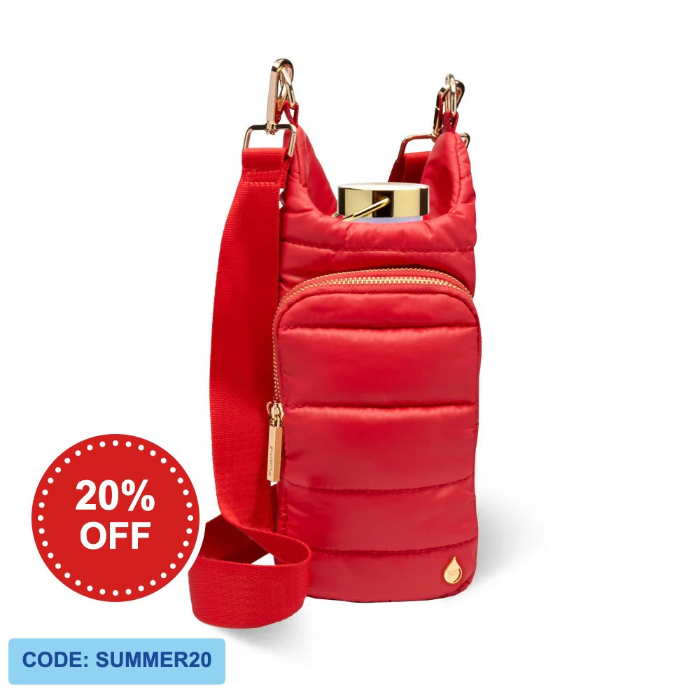 Poppy Red HydroBag® with Solid Strap