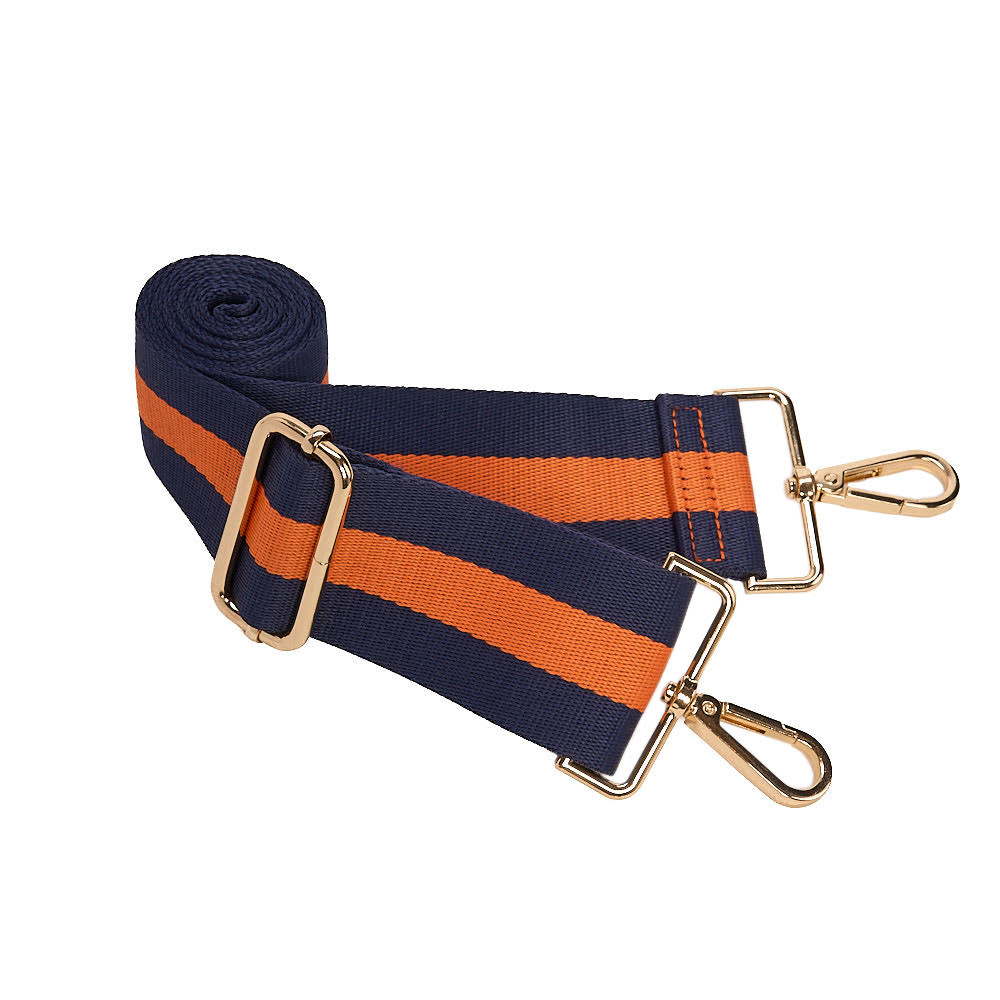 Clementine Orange Matte HydroBag™ with Navy/Orange