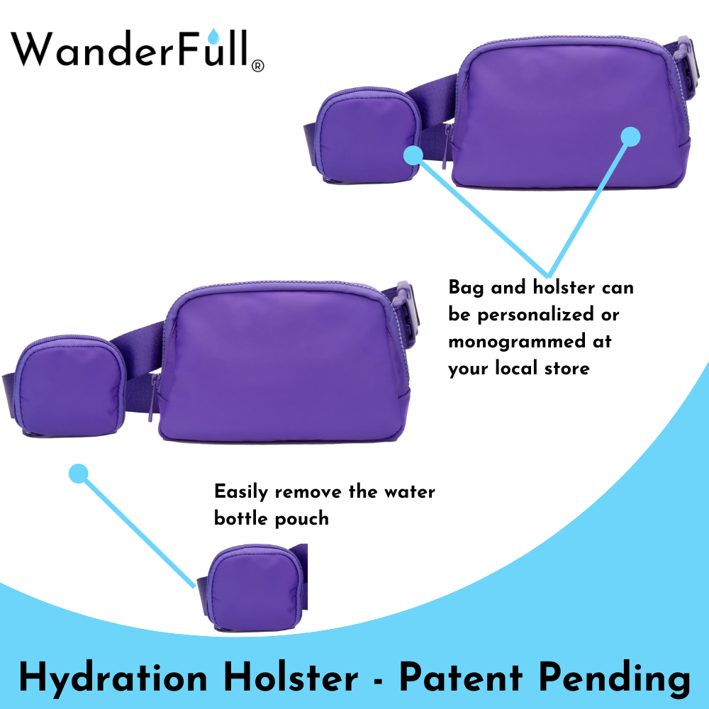 Purple HydroBeltbag™ with Removable HydroHolster™