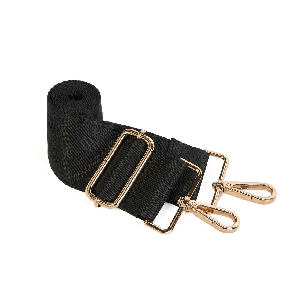 Black Strap with Gold Hardware