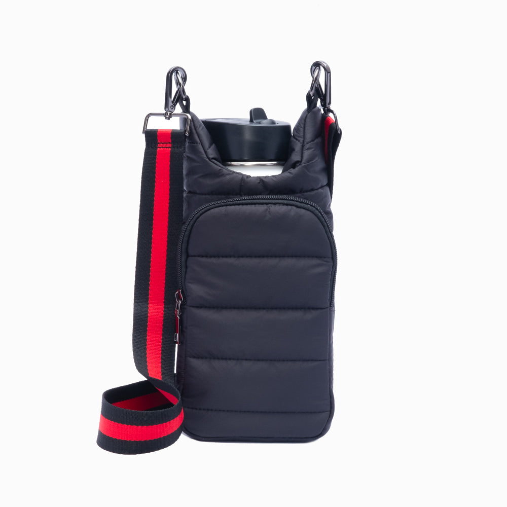 Wholesale - Black Matte HydroBag with Red/Black Strap