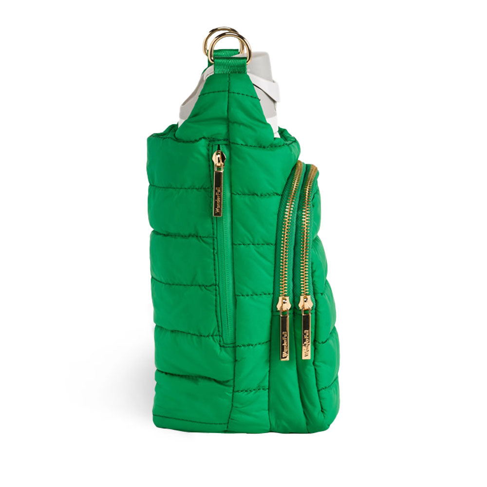 HydroBag® HANDLE™- Kelly Green with Pink and Green Striped Strap