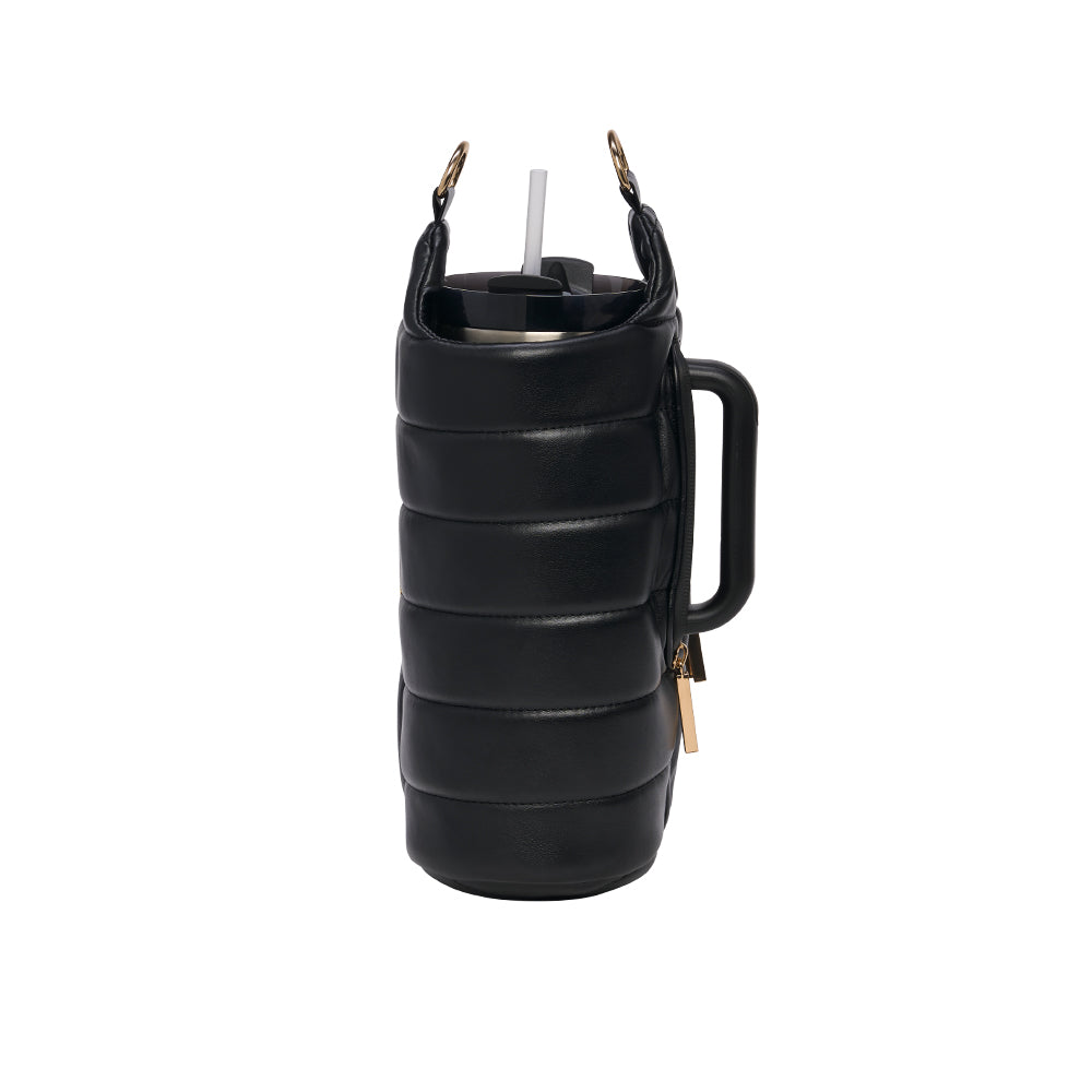 HydroBag® HANDLE™- Black Vegan Leather with Strap Bundle