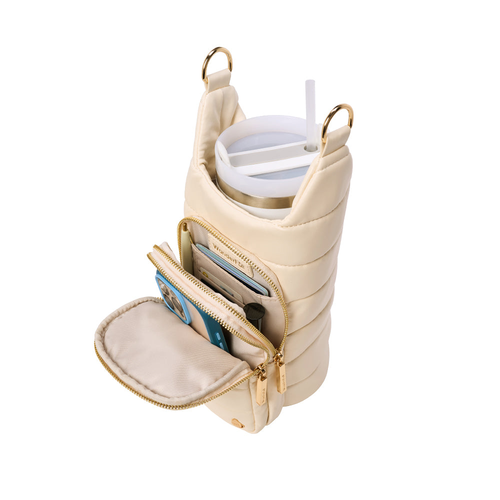 HydroBag® HANDLE™- Ivory Vegan Leather with Strap Bundle