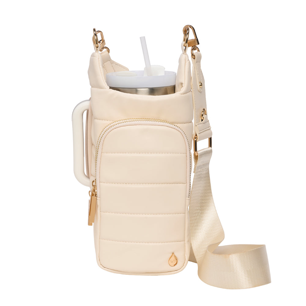 HydroBag® HANDLE™- Ivory Vegan Leather with Strap Bundle
