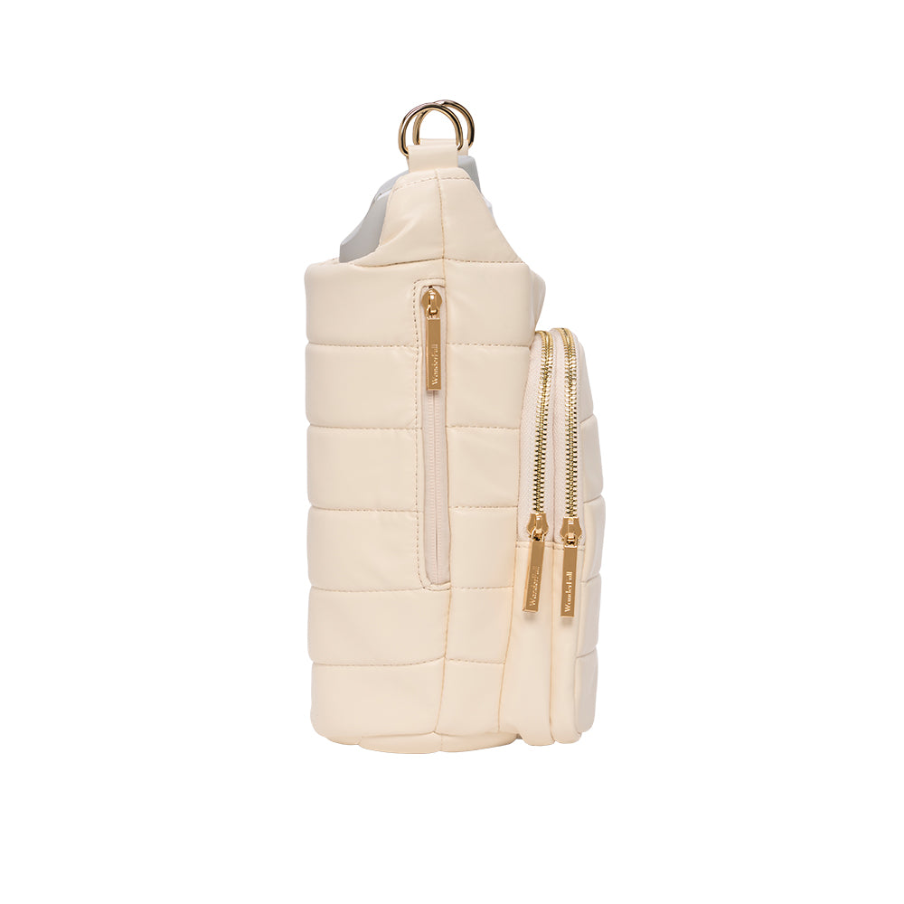 HydroBag® HANDLE™- Ivory Vegan Leather with Strap Bundle
