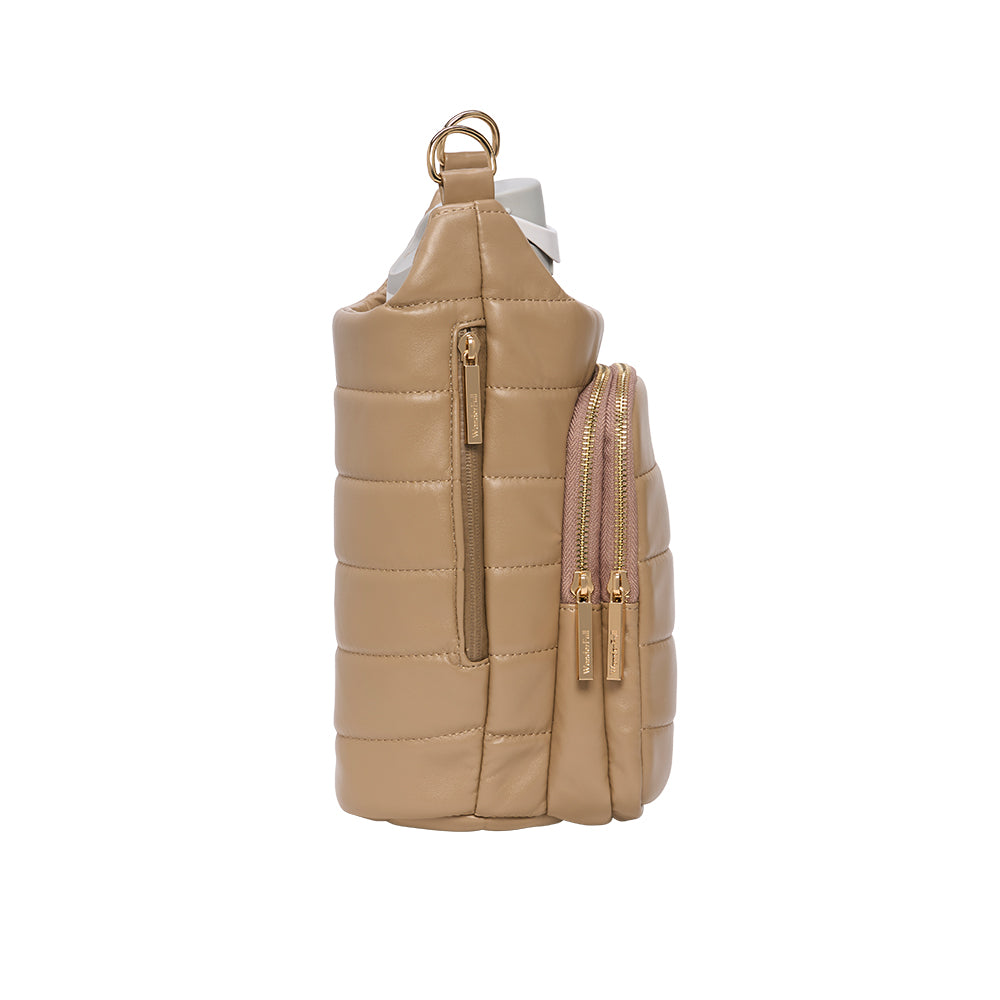 HydroBag® HANDLE™- Taupe Vegan Leather with Strap Bundle