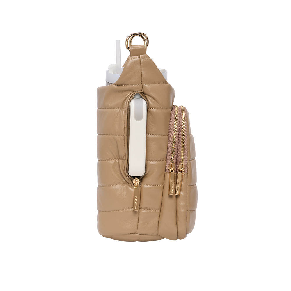 HydroBag® HANDLE™- Taupe Vegan Leather with Strap Bundle
