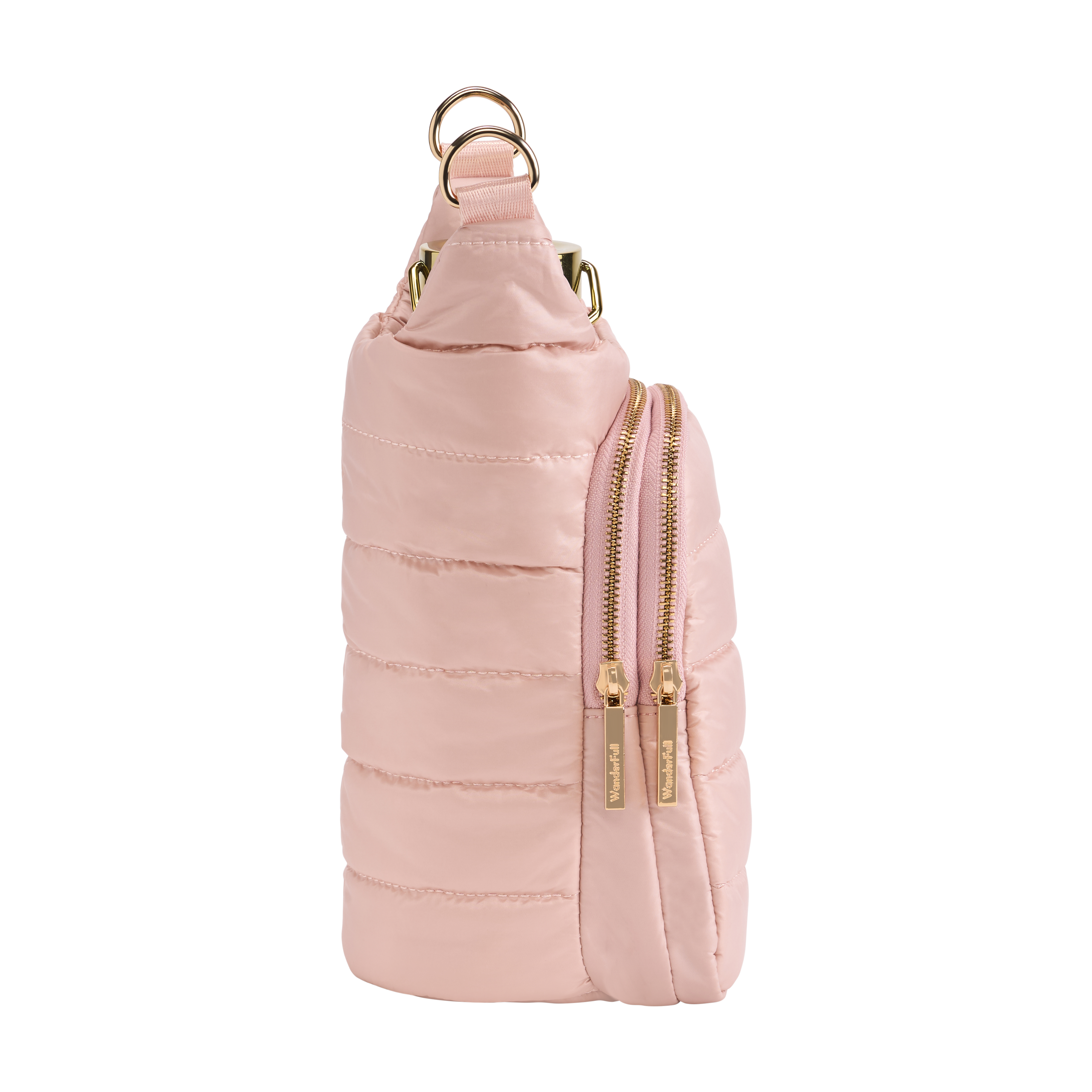 Blush HydroBag® with Blush and Ivory Striped Strap