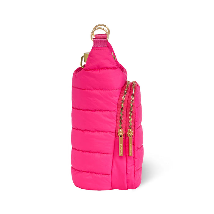 Bright Pink HydroBag® with Pink and Green Striped Strap