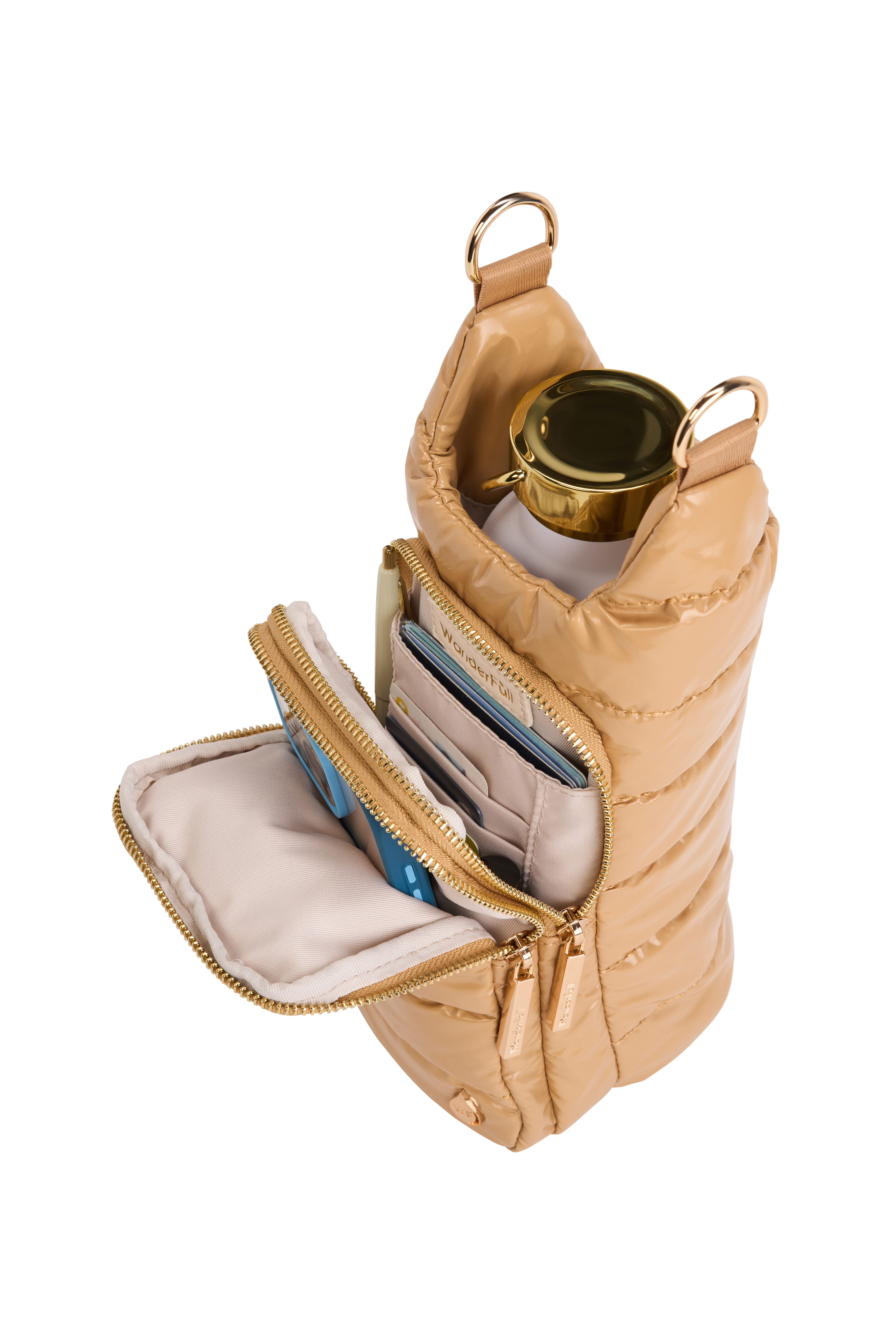 Camel Lacquer HydroBag® with Camel Patterned Strap